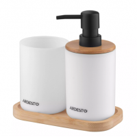 Н-р д/ванної дозатор+стакан білий ARHB3110WB ARDESTO (24)