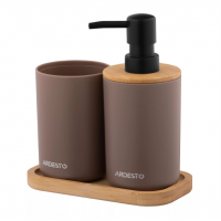 Н-р д/ванної дозатор+стакан таупе ARHB3112CB ARDESTO (24)