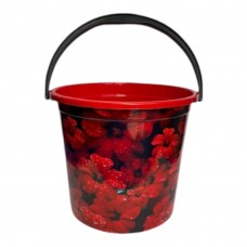 Відро 10л з малюнком Гібіскус Харків