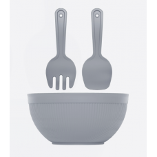 Миска д/салату ложка-вилка 4,2л 10730 Line Dunya (12)