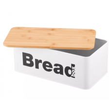 Хлібниця Midori AR0912WB Bread метал з бамбук кришк Білий ARDESTO