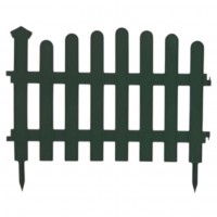 Н-р огорожа д/газону Мадера зелена 10в1 (1секц 460мм) ММ
