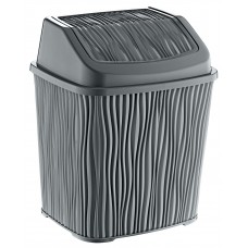 Відро д/сміт 6,2л сірий  WAVY DL-006 Ozer (20)