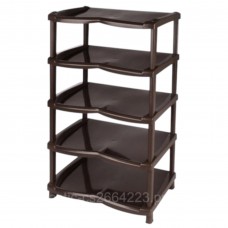 Полиця д/взуття  5-ярусів коричнева Нормал R-plastic(8)