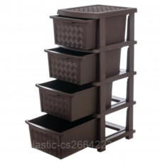 Комод 4-яр Компакт коричн R-plastic