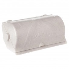 Тримач паперового рушника настінний білий мрамор Бантик  R-plastic