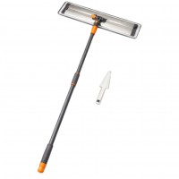 Швабра полотер Мікрофібра 60см  HY 9242 + шкребок Корнел(24)