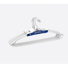 Вішалка вел широка (н-р 3шт) Біла 44см 05205-2 Dunya (20)