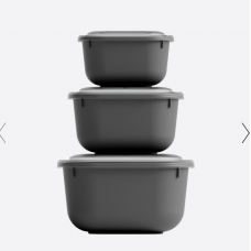 Н-р конт-в квадрат "3в1" 30917 (0,6+1,1+1,8л)  Snaplid MicroSafe Dunya (12)