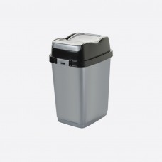 Відро д/сміт з подвійн кришк 10л 09712-8 сіре Dunya (24)