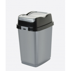 Відро д/сміт з подвійн кришк 50л 09715-8 сіре Dunya (6)
