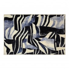 Килим універ Plush 75*150 сіра абстракція ДаріанА