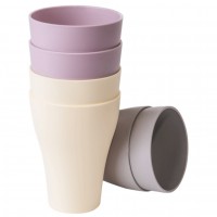 Набір чарок 0,075л (6шт) пастельн, мікс Алеана (70)