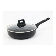 Сковорідка 3067A 24*6.5см/2,9л з пресованого алюмінія А-Плюс (12)