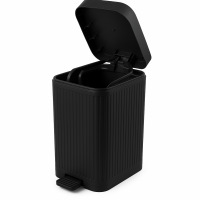 Відро д/сміття з плавнопадаючою кришк. Чорний 10л Line ТР-813 Tuffex