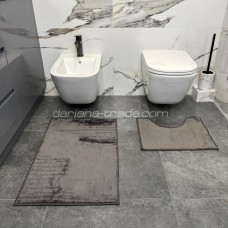 Н-р килим д/ван кім Smile т.сірий 50*80+50*40 ДаріанА