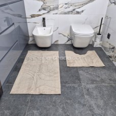 Н-р килим д/ван кім JOY бежевий 57*100+57*50 ДаріанА