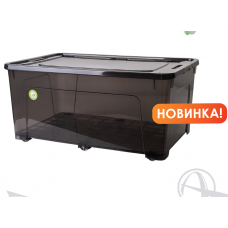 Кон-р Smart Box 50л корич.пр/какао 590*390*275см на колесах Алеана (5)