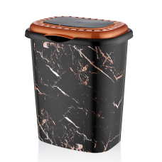 Корзина д/біл DECOR 41л Чорний мрамор CZ-0012 Ozer