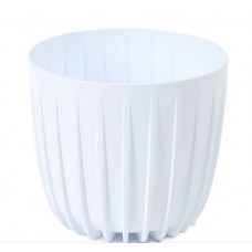 Горщик Міра 250 біла Ламела