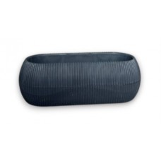 Вазон CORAL лонг (кактус)  KRS-372 антрацит 1,3л №2 Karasu (18)