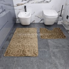 Н-р килим д/ван кім Standard 60*100+60*50 Бежевий 9629 ДаріанА