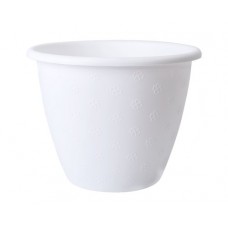 Вазон Верона 13*10 0,7л білий Алеана(15)