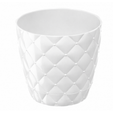 Горщик д/квітів Бусінки 0,75л Білий 435-2