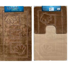 Н-р килим д/ван кім Beige 50*80/40*50 Економ Relana