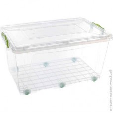 Контейнер 80,0л на колесах 710*450*382 Ал-Пластик (5)