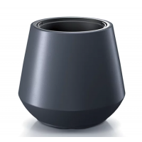 Горщик гладкий HEOS DBHET-400 антрацит Prosperplast (2/4)