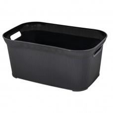 Корзина д/чистої білизни Nostalgia 47л Антацит N323-12 Elif