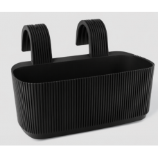 Балконний PERA підвісн 30см KRS-249 чорний 3,2л Karasu (12)