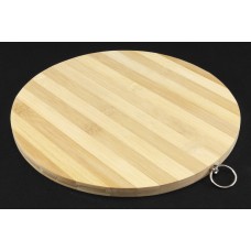Дошка бамбук обробна КРУГЛА 28*28см 6005-7/BB- А-Плюс (25)