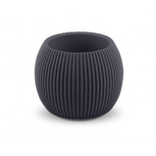 Вазон CORAL шар KRS-364 антрацит 1,2л №4 Karasu ()
