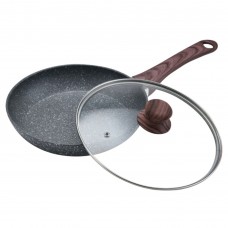 Сковорідка кована з кришкою 24см VZ3217 Vezzer (6)