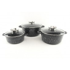 Н-р каструль мрам.покр 6 предм (2,4+4,3+6,7л)1490 А-Плюс (4)